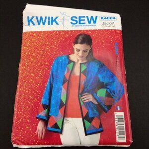 Kwik Sew Misses Jacket Pattern K4004 Uncut XS S M L XL Kerstin Martensson